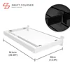 Frame (White) + Glass Shelf