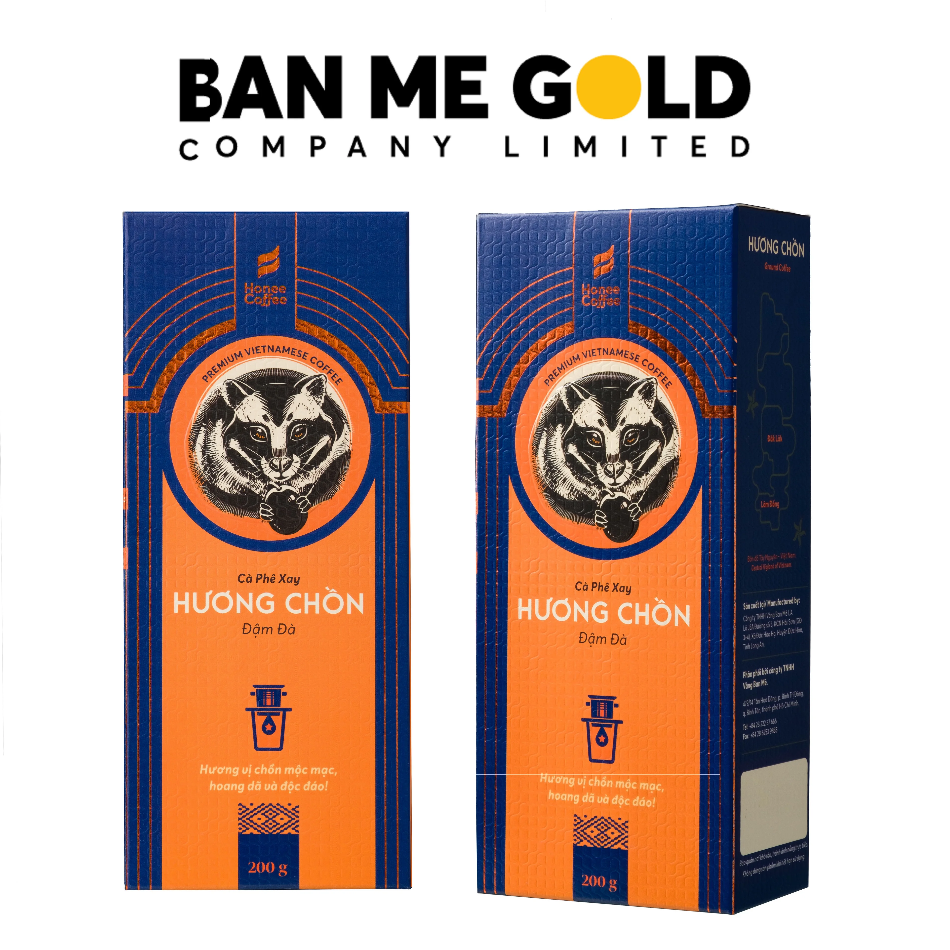 Hone Coffee HUONG CHON グラウンドコーヒー 200g Hương Chồn Premium 200g — Honee Coffee