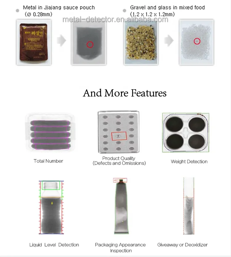 High End Digital X Ray Inspection Machine X-Ray Tube Industrial Food Inspection System for Bulk Goods
