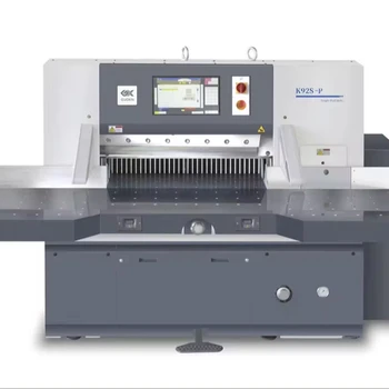 max cutting width 920mm Programmed industrial heavy duty paper cutting machine