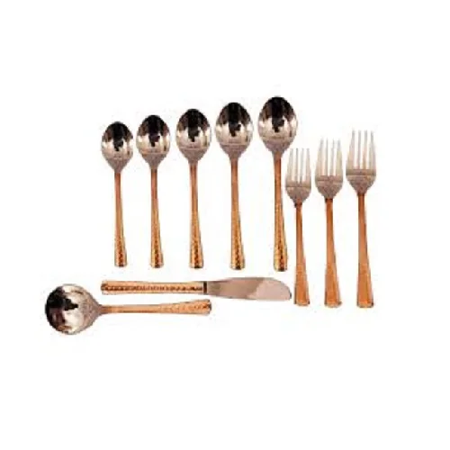 Royal European Stylish Design Gold Cutlery Set For European Weddings