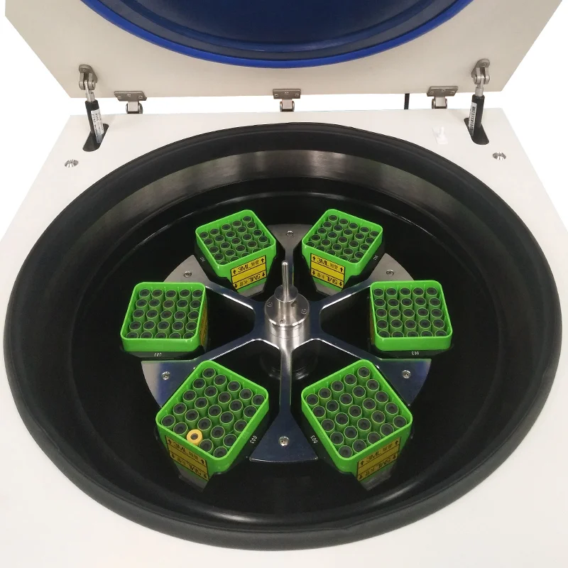 Large Capacity Blood Centrifuge with 4x1000ml Swing Bucket Rotor 8000rpm Max Speed and 11620xg Max RCF