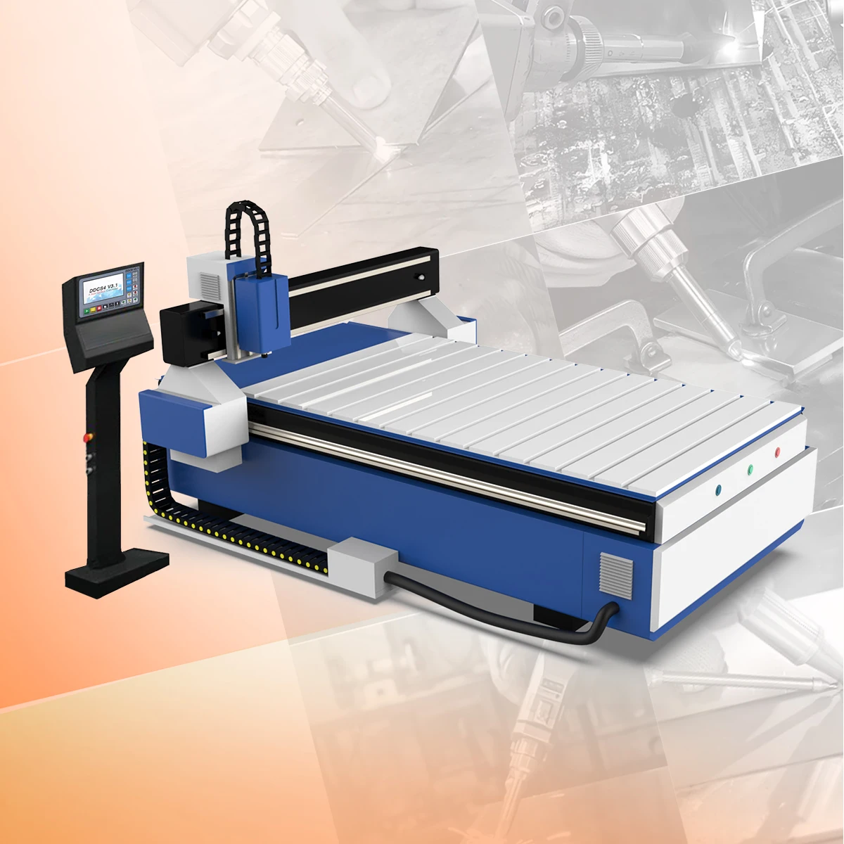 1325 ATC CNC Router 3 Axis 4*8ft 1300*2500mm 3D CNC Wood Carving Machine with CE Certificate