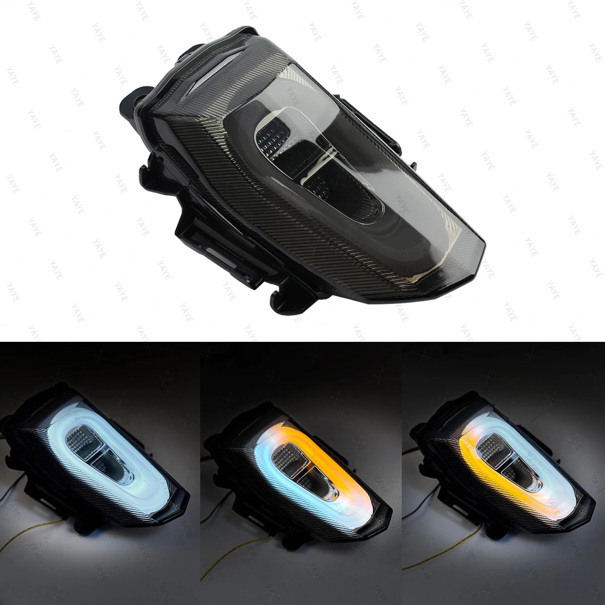 Modified Motorcycle Lighting System with Turn and Brake Function Tail Light Accessories for R15 12 Months Warranty