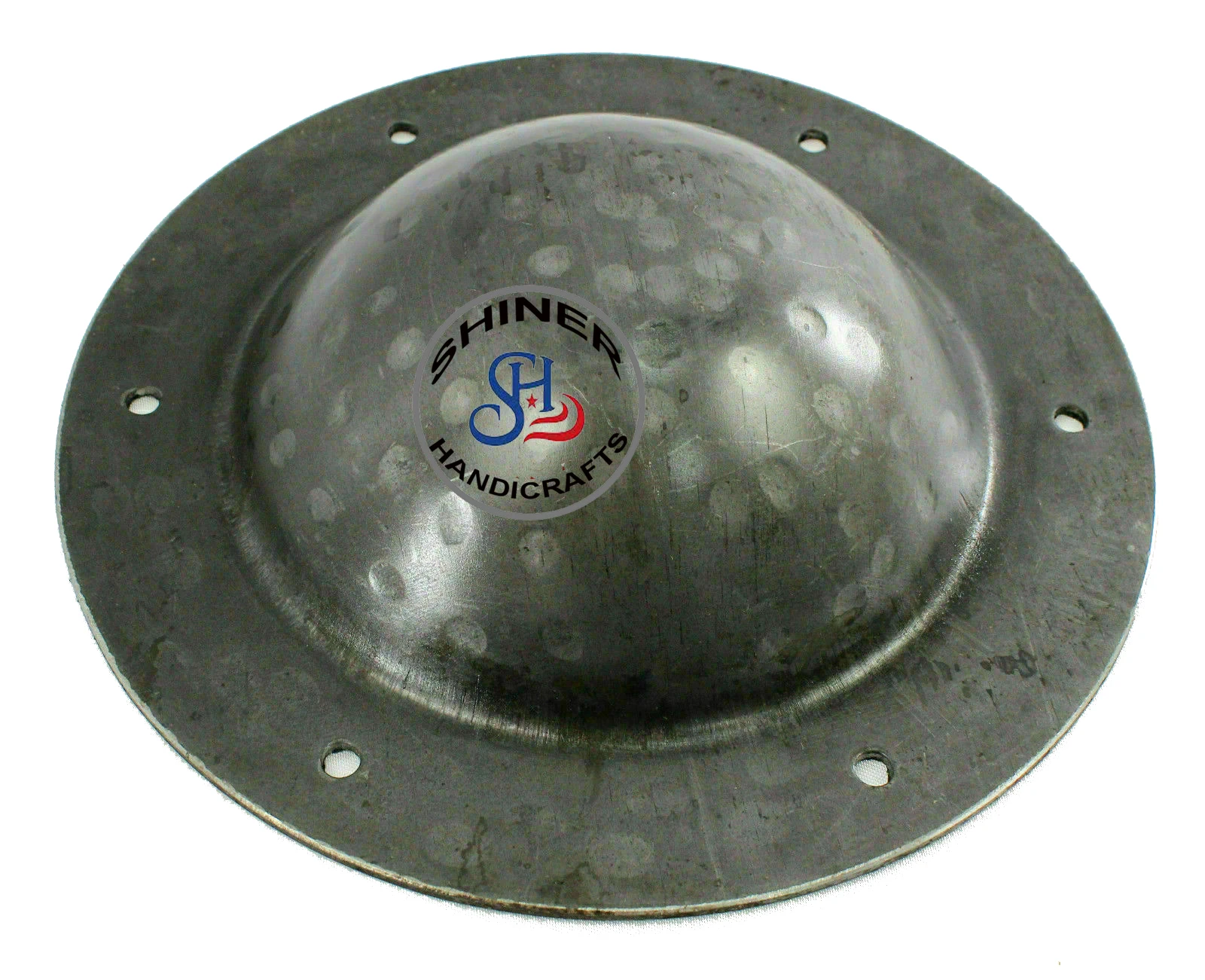 Medieval Shield Boss Small for Viking Buckler Shields 14 Gauge Steel Black Polished Round Wooden Shield Boss