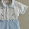 Blanc-Bleu Foncé