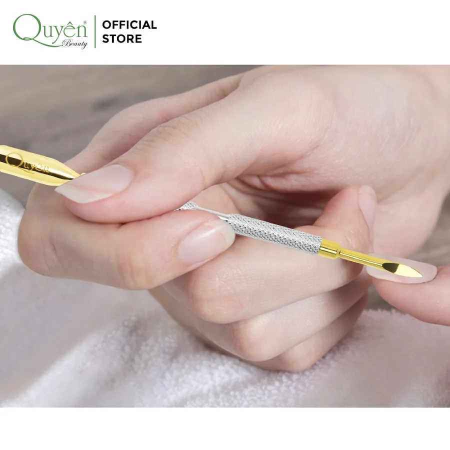 Easytouse Cuticle Pusher Stainless Steel Professional Plastic Blister