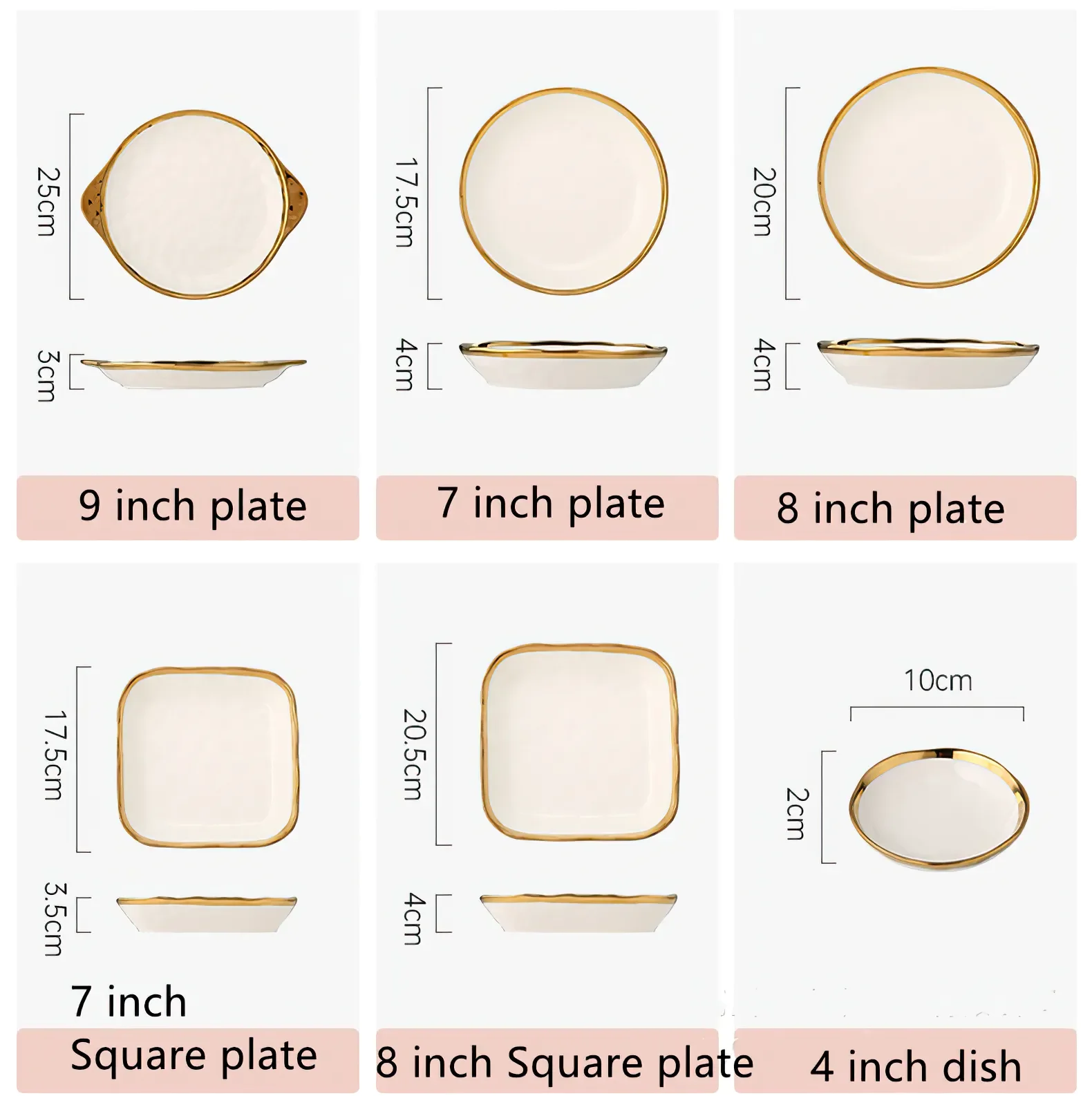 White Tableware Set Ceramic Dinner Plates Dishes Plates and Bowls Set Food Plate Salad Soup Bowl Dinnerware Set for Restaurant supplier