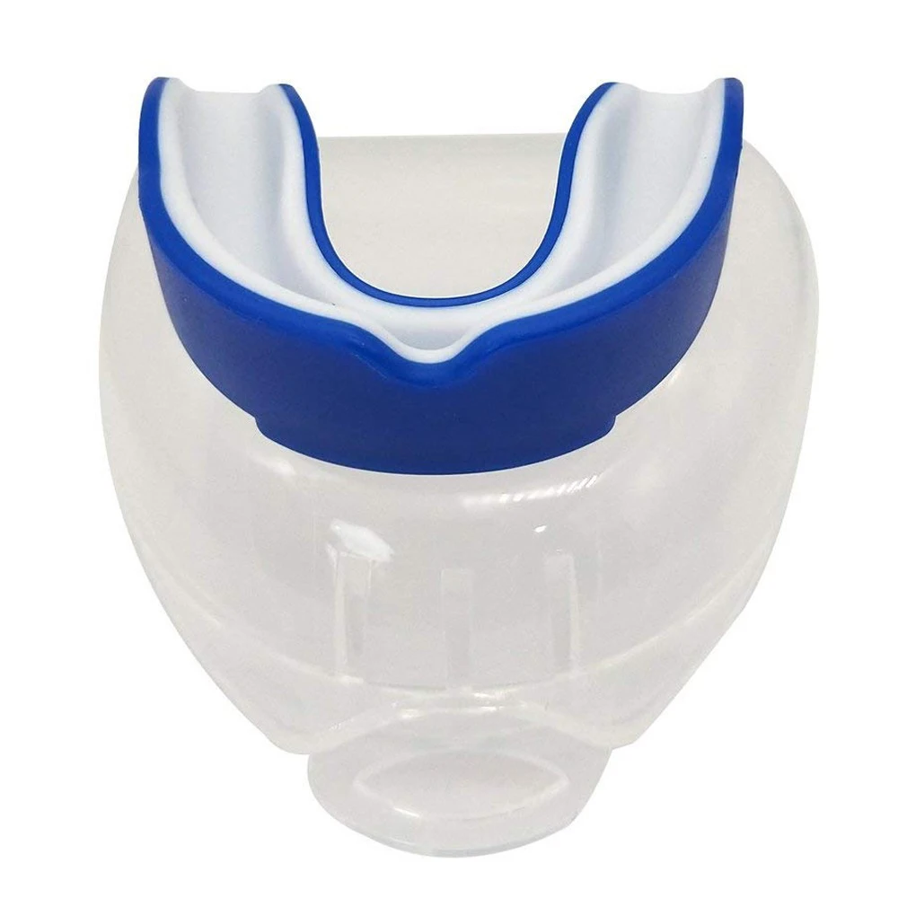 Transparent Silicon Mouth Guard Sports Moldable Gum Shield Mouth Guard Boxing Reusable Wash Able