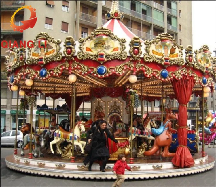 6 Seats Amusement Park Kids Carousel For Sale Luxury Merry Go Round ...