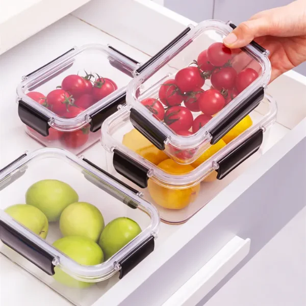 Highquality Storage Box With Microwavable Cover Clear Storage Box