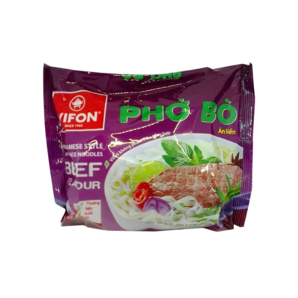 Вьетнамская рисовая лапша, сушеная лапша, лапша быстрого приготовления, оригинальная лапша с 0% транс-жиром и холестерином