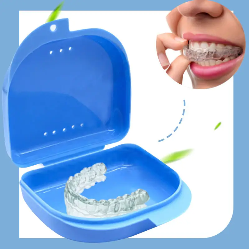 Plastic Orthodontic Customized Retainer Box Colorful Dental Case Oem Manufacturer Logo Retainer