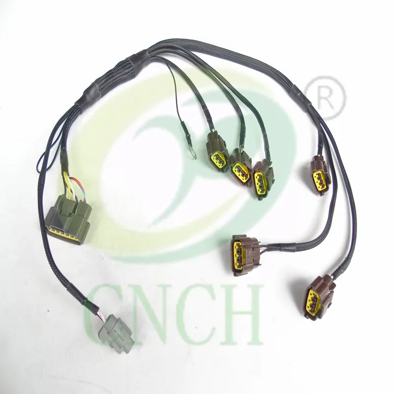 Oem Nissan Rb25det Series 1 W/ Ignitor Chip Coil Pack Harness Wiring