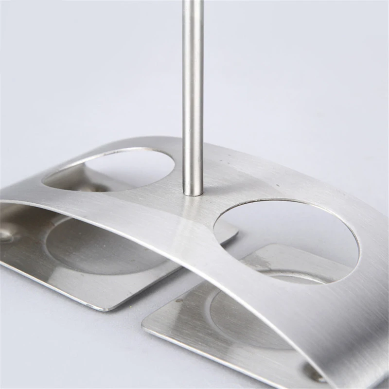 Modern Stainless Steel Salt And Pepper Shaker Set With Stand