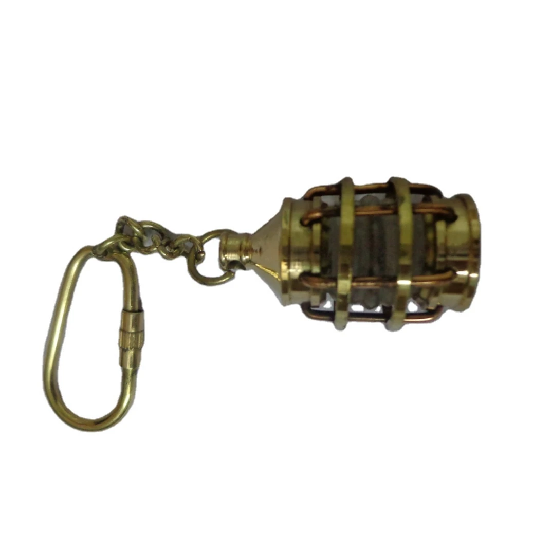 Nautical brass maritime rope anchor key chain key ring wooden box christmas gift 
