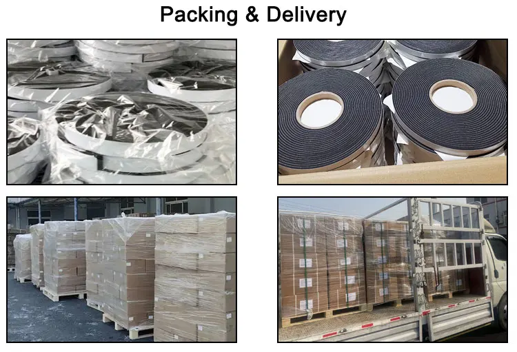 Waterproof Closed Cell Neoprene Rubber Strips Medium Hardness Epdm Foam