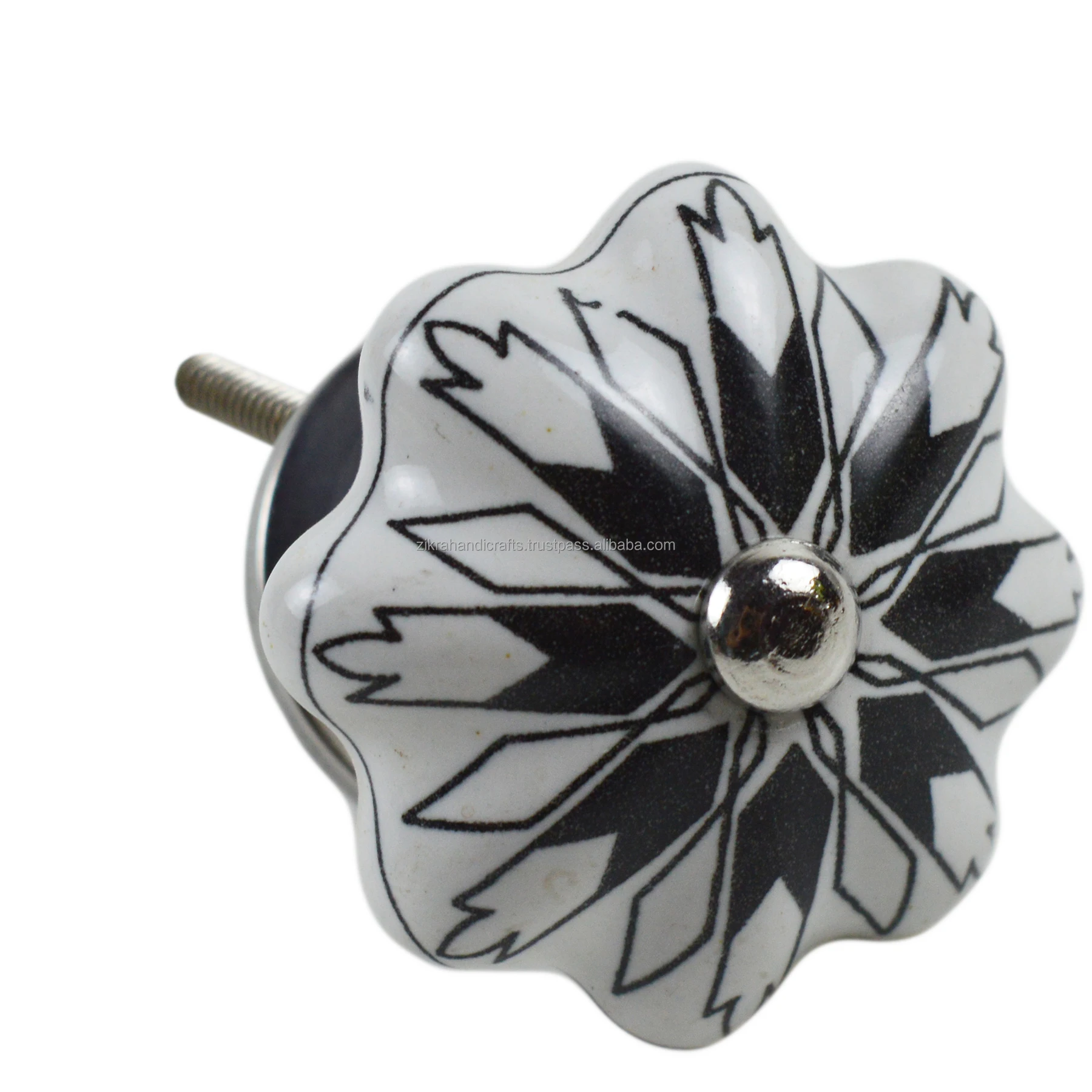 Fresh Quality Pulls & Handles Colored Designs Furniture Door Handle Antique Style Zinc Cabinet Handles Ceramic Knobs