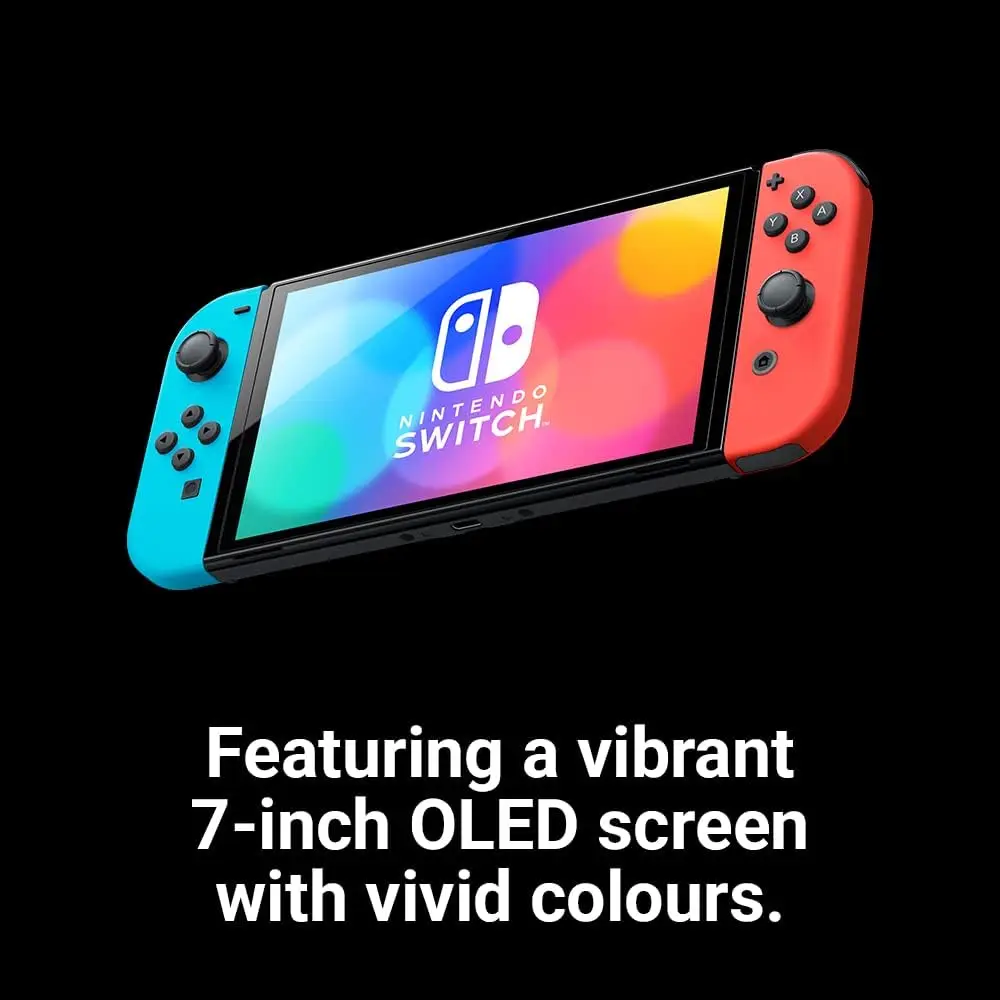 Nintendo Switch Oled Model Neon Blue Neon Red Buy Nintendo Switch