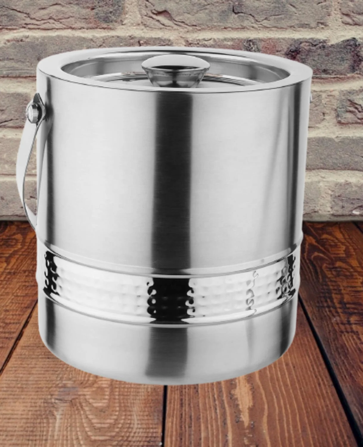 2023 New Custom Design Double Wall Ice Bucket Stainless Steel Ice ...