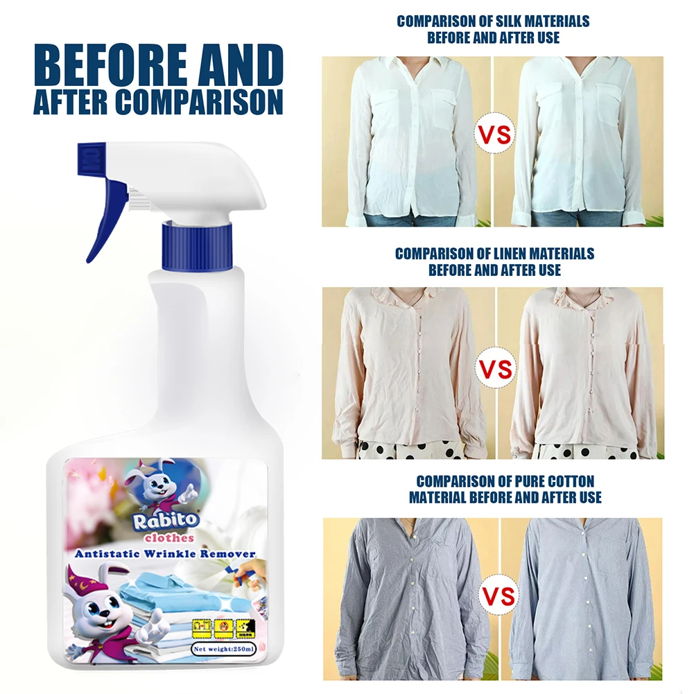 250ml Anti Static Spray For Clothes Household Home Lasting Wrinkle Remover Sprays Buy