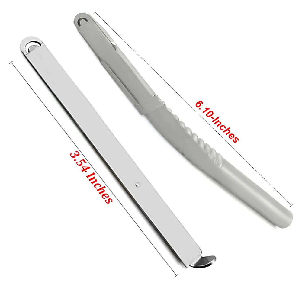 D0350 Dental Implant Grafting Bone craper Curved Hand Held with Free