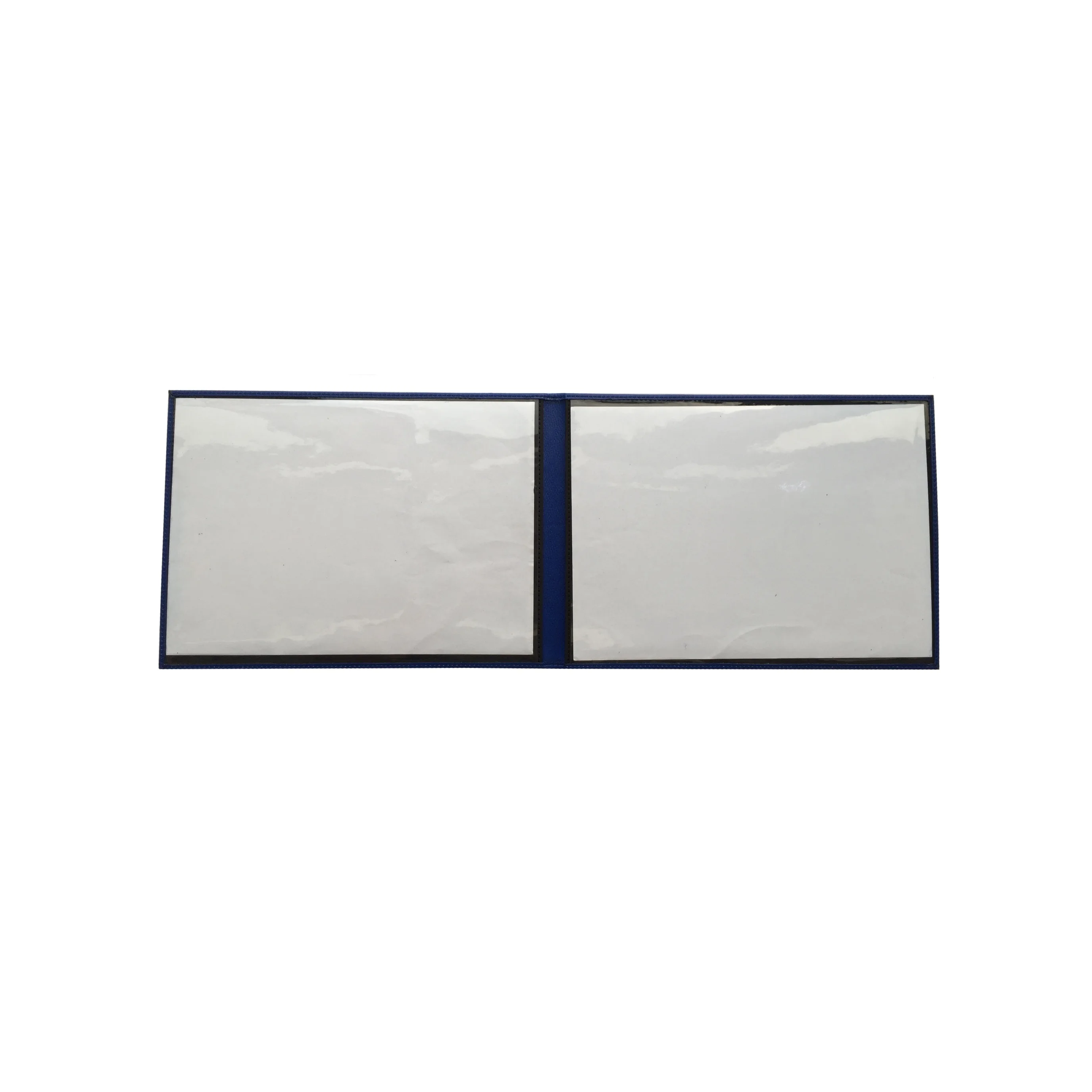 Cheap Two Side Certificate Book Fold Cover / New Style Leather Cover for School Colleges Certificate Holder Design