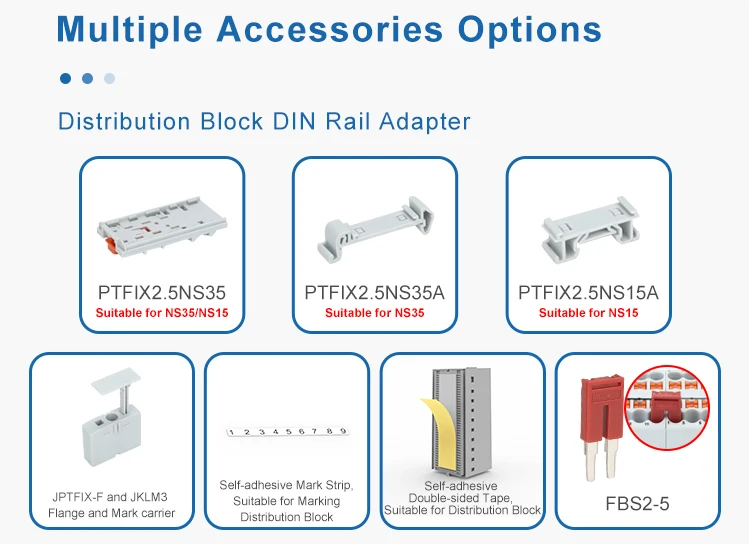 China Manufacturer WKDQ PTFIX DIstribution Block Flange