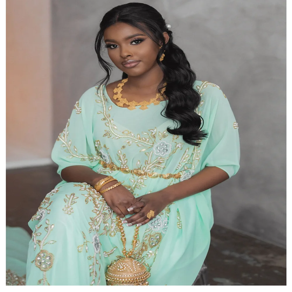 somali bridesmaid dresses PAPILLON TEAL SOMALI BRIDAL DIRAC main image 0