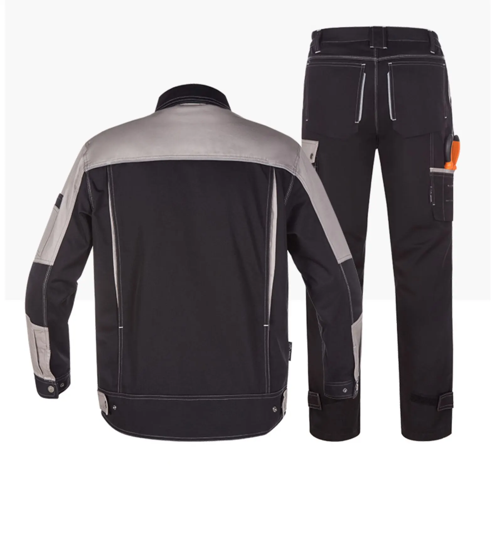 100 Cotton Work Uniforms Cargo Suit Set Work Jacket Men For