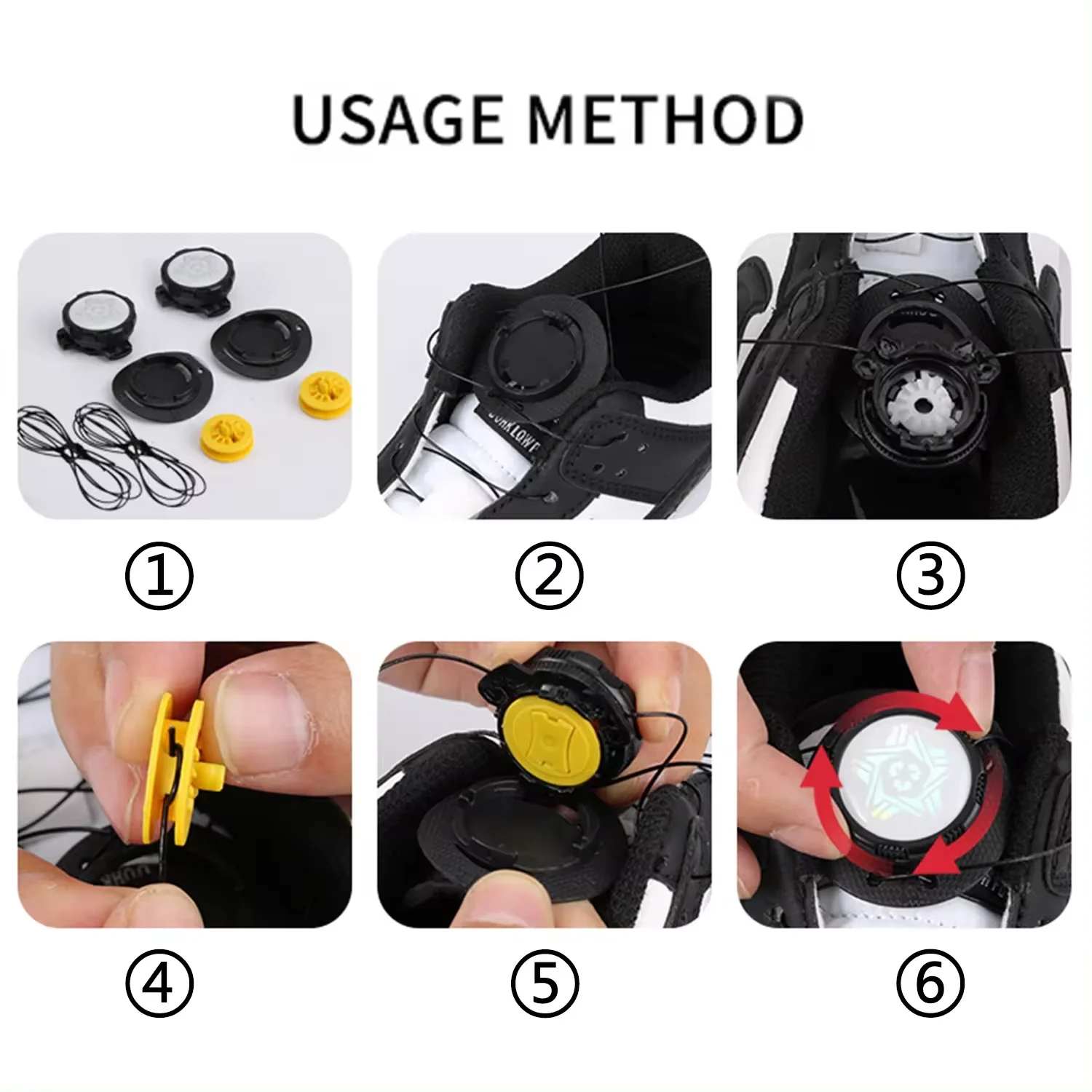 Шнурки для кроссовок с автоматической пряжкой