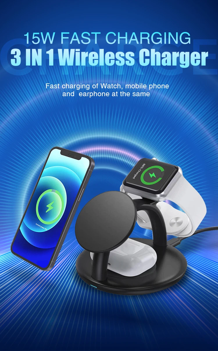 Cellphone Qi Wireless Charger Portable Wireless Charger Station