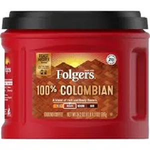 Folgers French Roast Caffeinated Instant Coffee 72 Keurig K-Cup Pods BITTER Taste Sugar Gift Packaging Robusta Beans