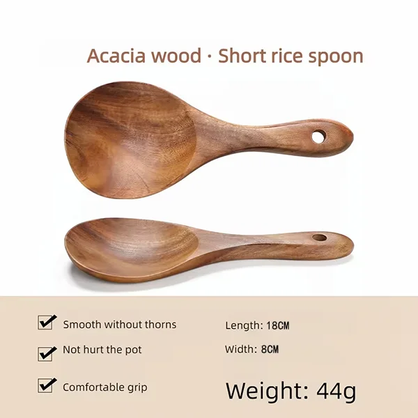 Wholesale Kitchen Supplies Wooden Utensil Kitchen Accessories Spoon Wooden Spatula Kitch aperçu 15