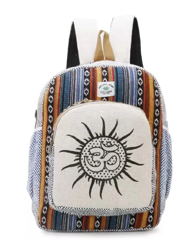 Hamsa hemp backpack main image 0