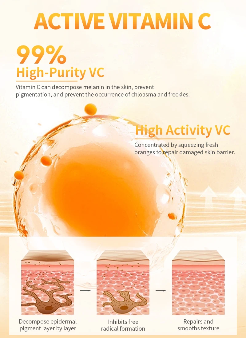 Disaar Vitamin C Skin Whitening Brightening Face Cream Day And Night Facial Antiaging Cream