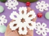 Wool Felt Snowflakes Christmas Tree Hanging Ornament