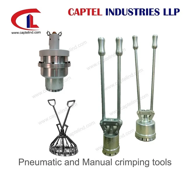 Crimping Tool for Tab Seals for 200 L Oil Barrel 35 mm and 70 Inch and 20 L Pails.