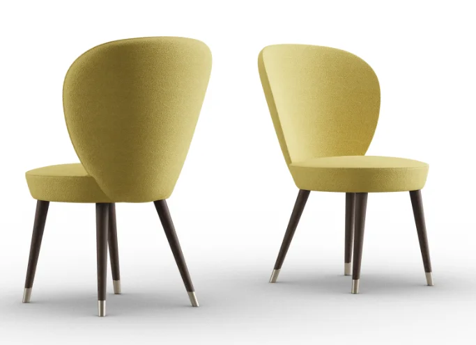 Wooden Armchair Front View