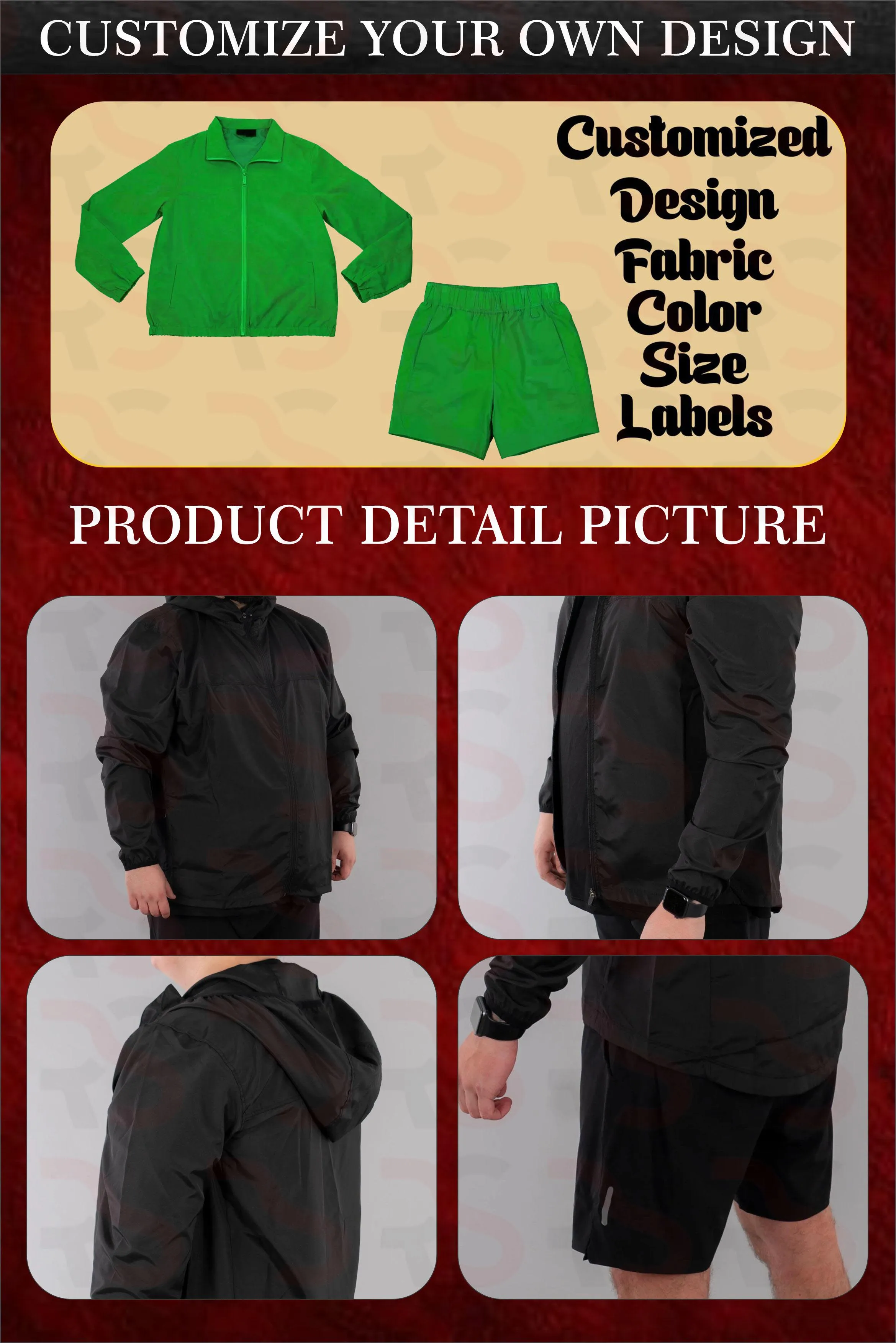 High Quality Tracksuits Two Piece Custom Fitness Personalized Jogger