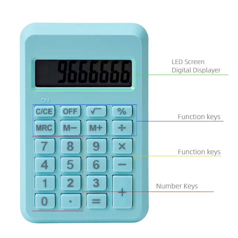 Wholesale Mini Calculator for Student High Beauty Calculator Gift LOGO Calculator