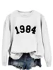 White sweatshirt (black font)