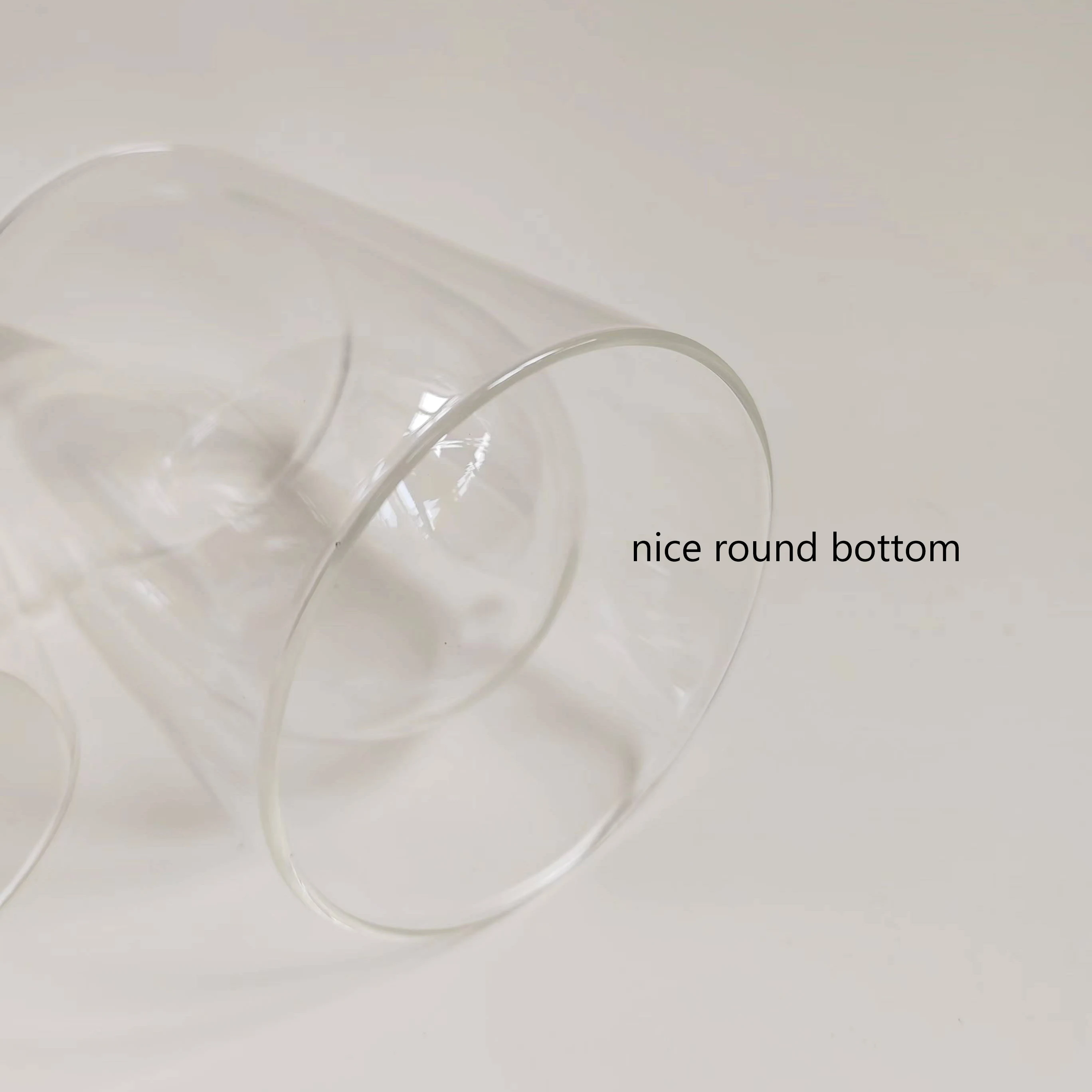 Home Decorative Colorful Hand Blown Scented Candle Vessels Double Wall