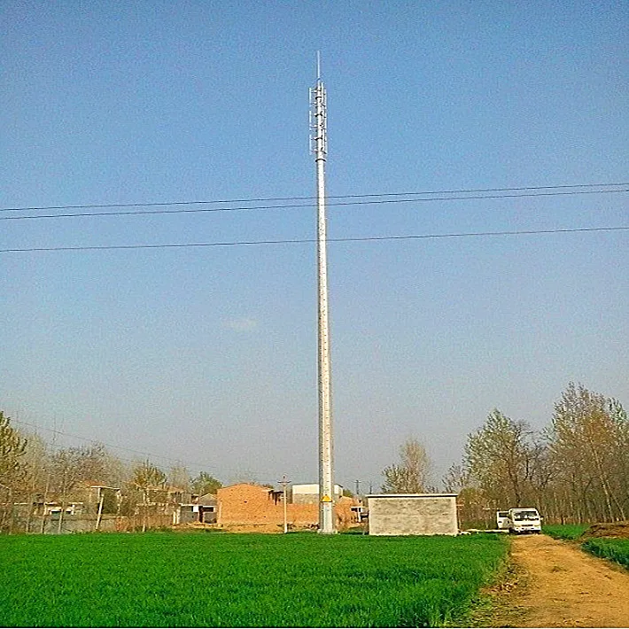 High Quality Galvanized Steel Pneumatic Pole Accessory for Monopole Telecommunication Transmission Tower 20-50 Year Service Life