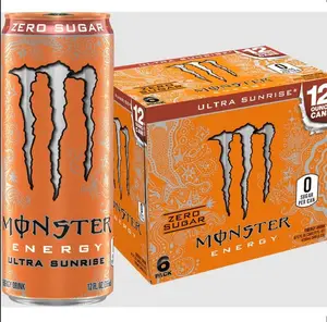 Wholesale Price for Monster Energy Original Fruity Soda 16 Fl Oz Bulk Packaged 12pk Energy