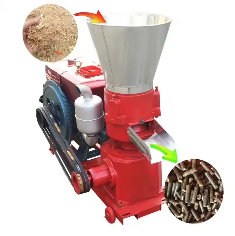 Complete Wood Pellet Wood Sawdust Pellet Making Machine Biomass Granulator Wood Pellet Production Line