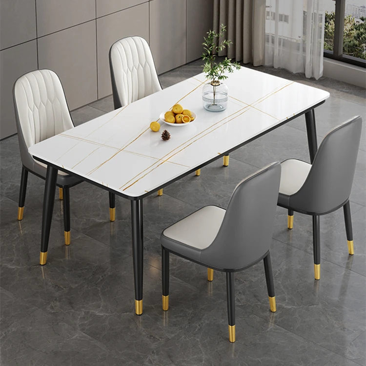 Yq Forever Luxury Design Dining Room Table Home Furniture Set For 6 ...