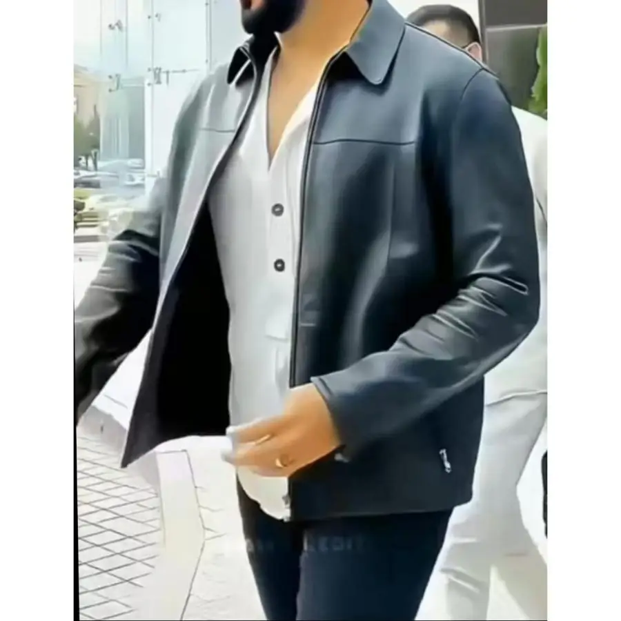 Made in India Modern Unique Cloths Collection Pure Leather Jacket Handmade Customized Super Selling Luxury Air-proof Mens Jacket