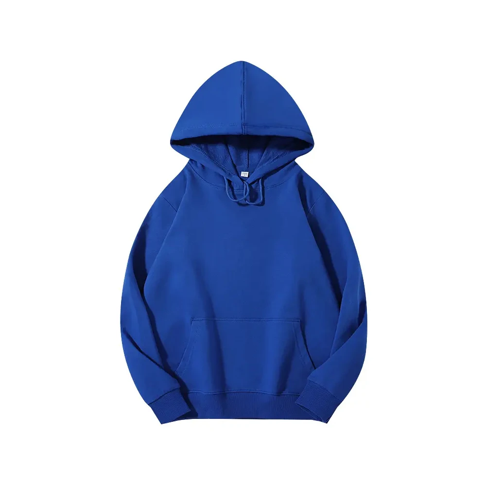 26 Colors Spring Autumn Pure Color Cotton Spandex Hoodie Men Women ...