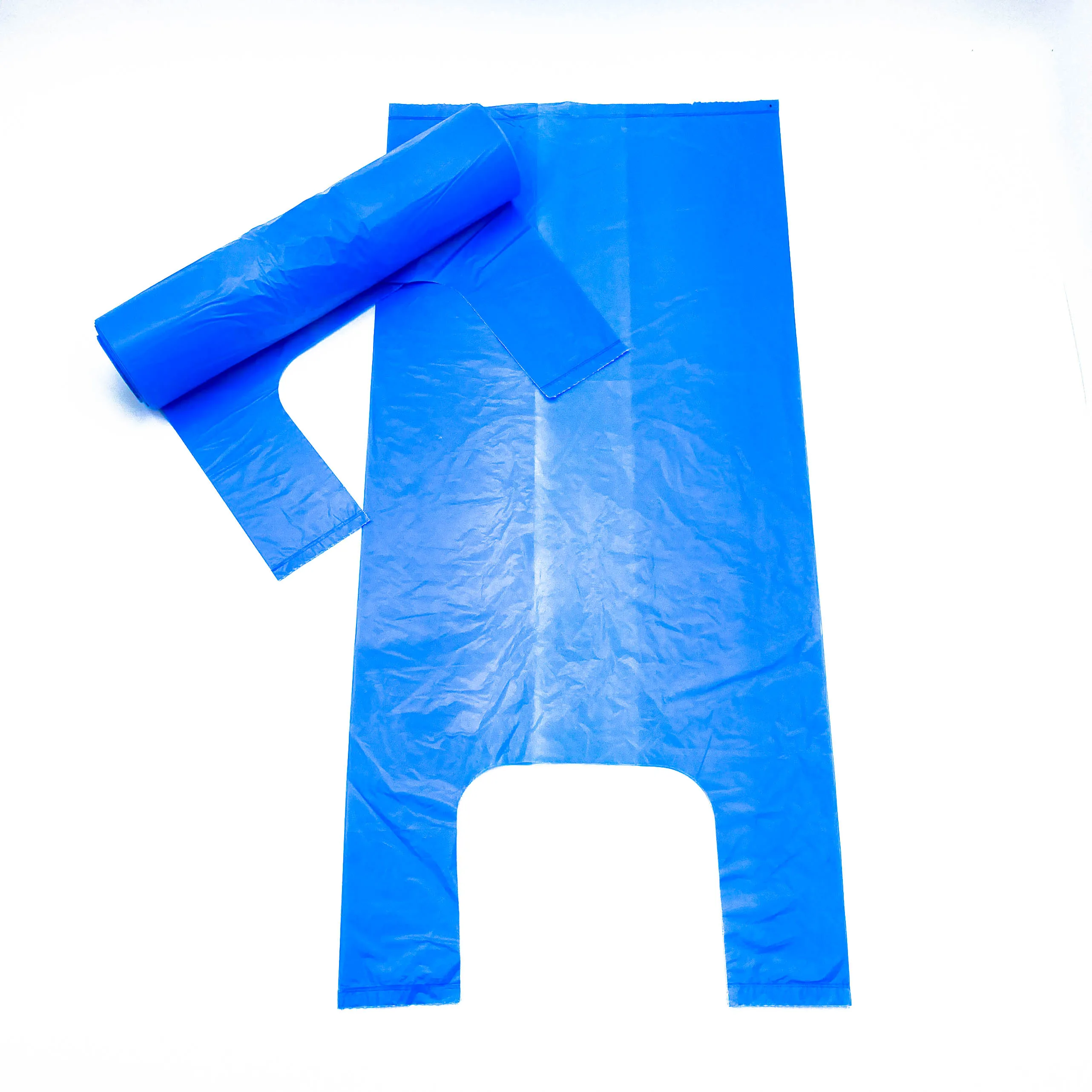 Plastic T Shirt Bag Logo Customized Recyclable Bag With Handles Made In